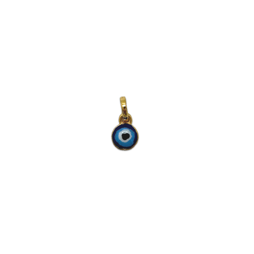 9ct Gold 8mm Evil Eye Charm | Angus & Coote